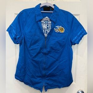 Harley Davidson Women’s Zip Up Shirt